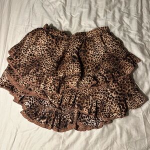 Aerie Animal Print Skirt